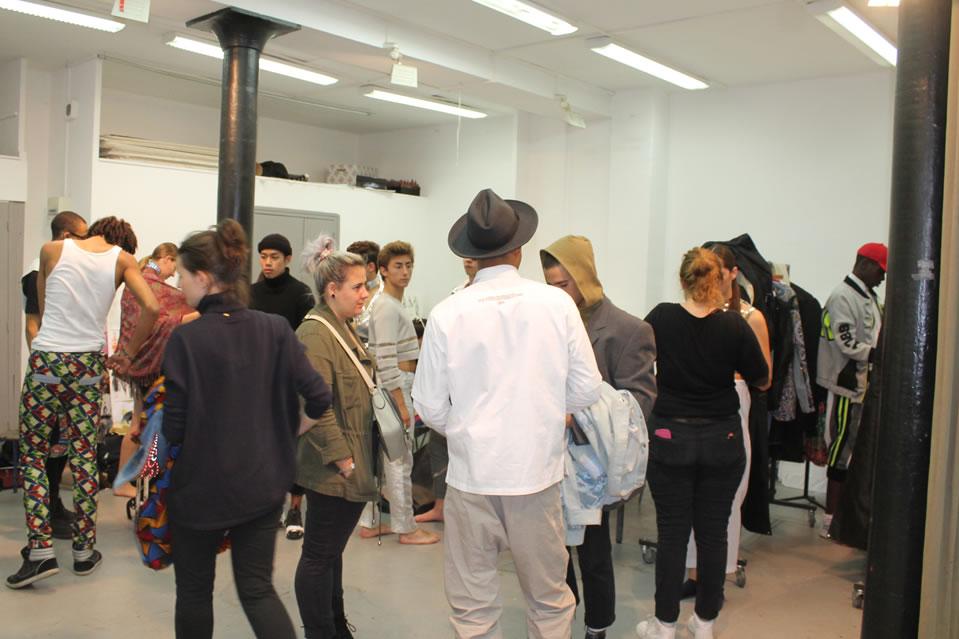 Preparation des mannequins avec les etudiants